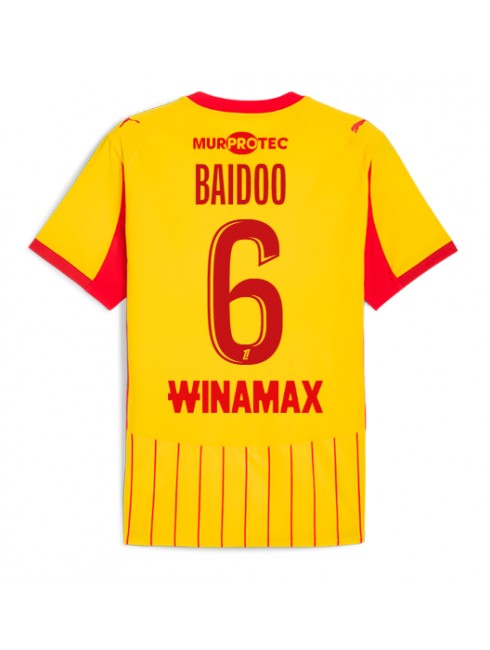 RC Lens Samson Baidoo #6 Domaci Dres 2025-26 Kratak Rukavima RC Lens Samson Baidoo #6 Domaci Dres 2025-26 Kratak Rukavima